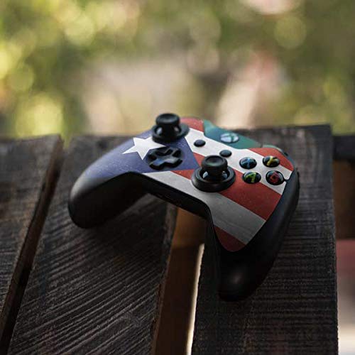 Skinit Decal Gaming Skin for Xbox One Controller - Puerto Rico Flag Distressed Design | Protective Cover for Enhanced Grip & Style | Perfect for Gamers & Collectors