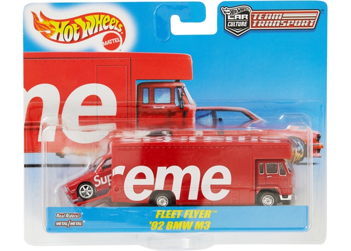 Hot Wheels Fleet Flyer Die-Cast Toy Car with 1992 BMW M3 - Collectible 1:64 Scale Model for Kids & Adults - Perfect for Play, Display & Racing Scenes