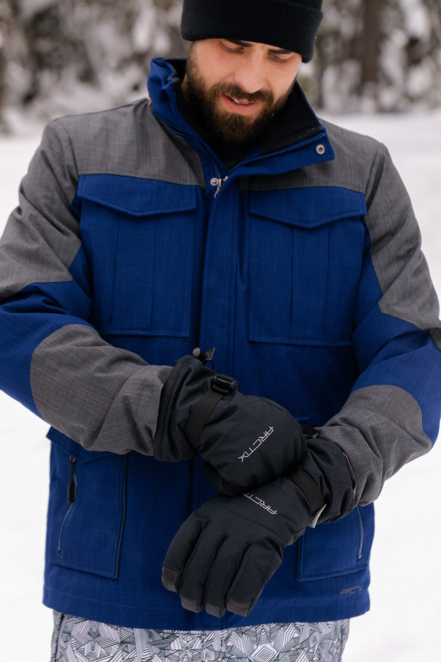 Arctix Men's Grizzly Insulated Winter Jacket - Waterproof, Windproof & Warm - Perfect for Snowboarding, Skiing & Outdoor Activities