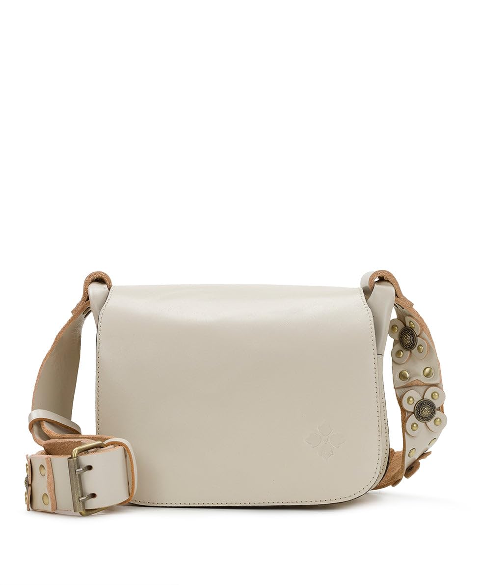 Patricia Nash Armerina Square Flap Crossbody Bag for Women | Genuine Leather Handbag with Adjustable Strap | Perfect for Work, Travel & Everyday Use