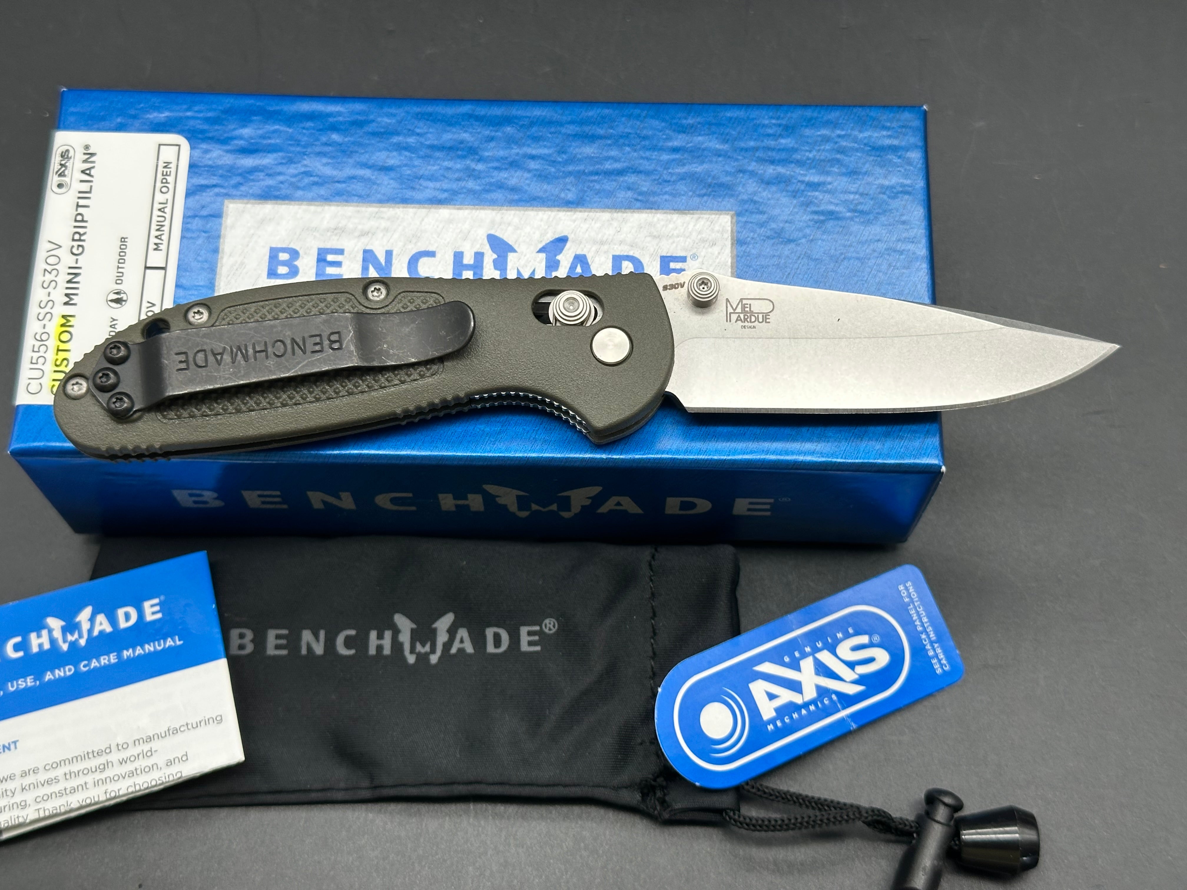 Benchmade Mini Griptilian Custom Knife - 2.91