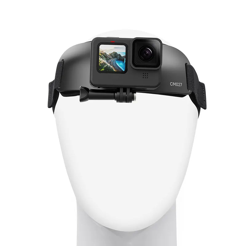 Ulanzi CM027 Go Quick II Head Strap Mount for GoPro, Action Camera & Smartphone - Adjustable & Secure Hands-Free Recording for Vlogging, Cycling, Hiking & Outdoor Adventures