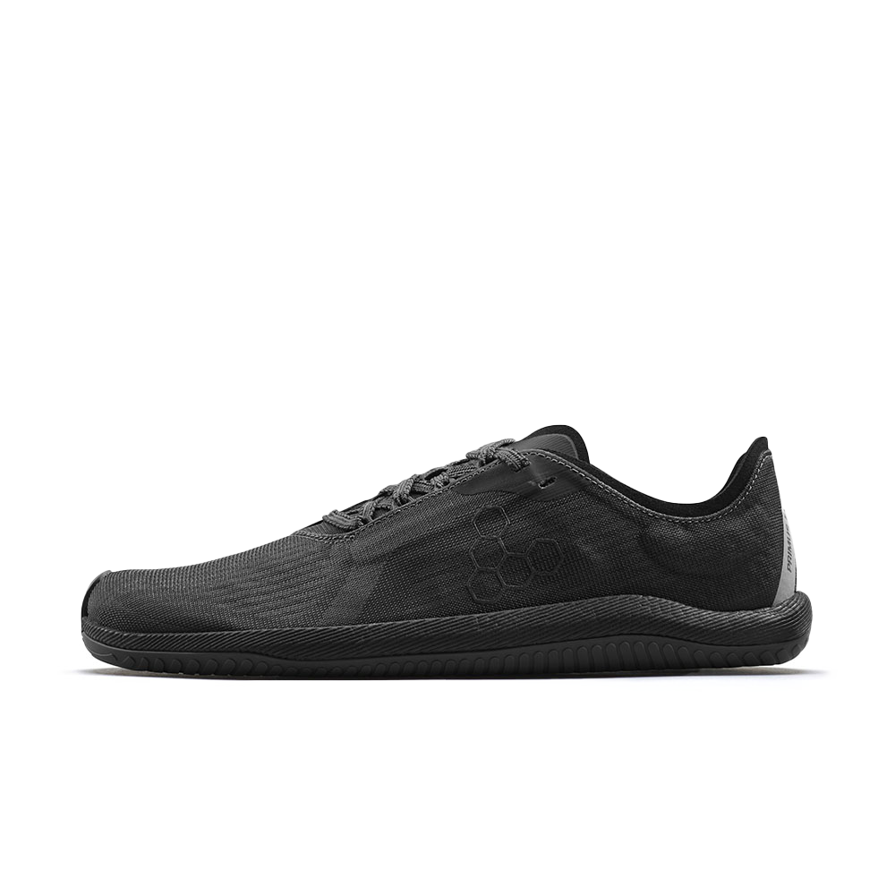 Vivobarefoot Primus Flow Men's Barefoot Shoes - Dark Shadow | Lightweight & Flexible for Running, Hiking & Gym Workouts