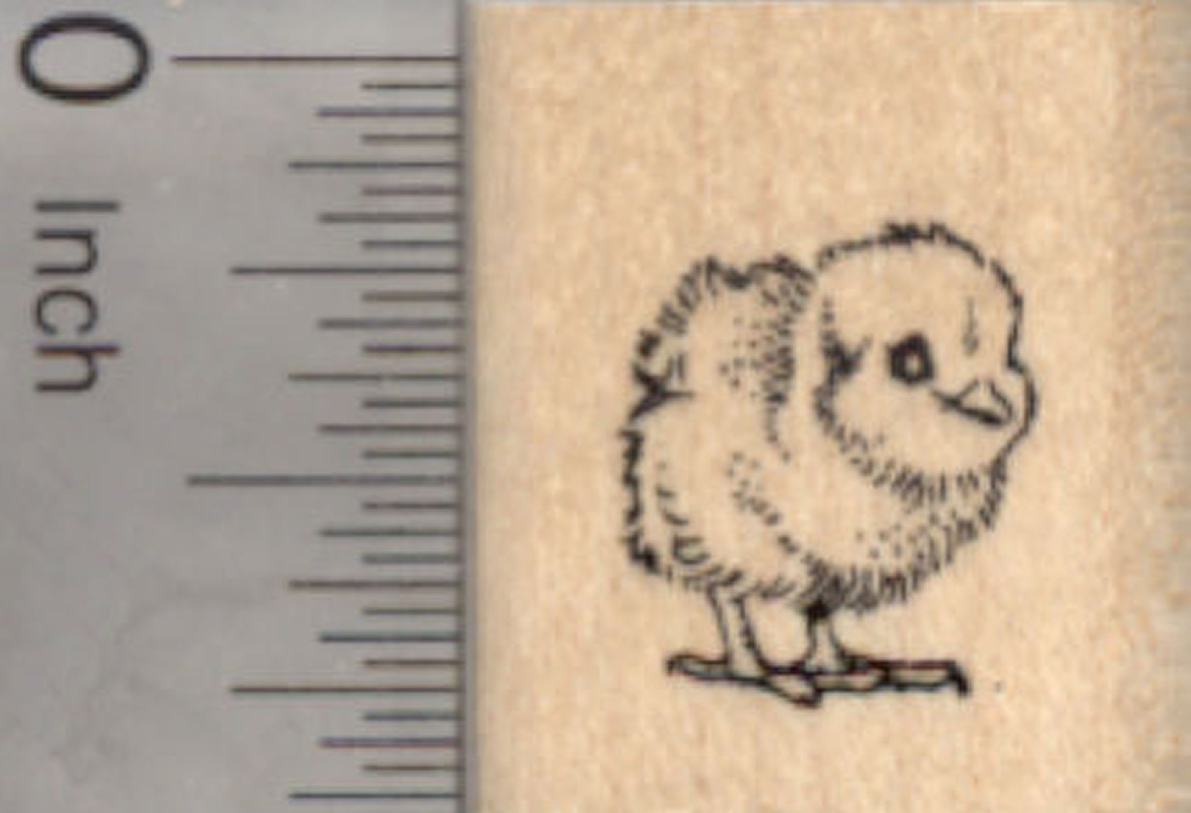 Tiny Baby Chick Rubber Stamp - Cute Chicken Design for Scrapbooking, Card Making & DIY Crafts - Perfect for Easter, Spring & Farm-Themed Projects