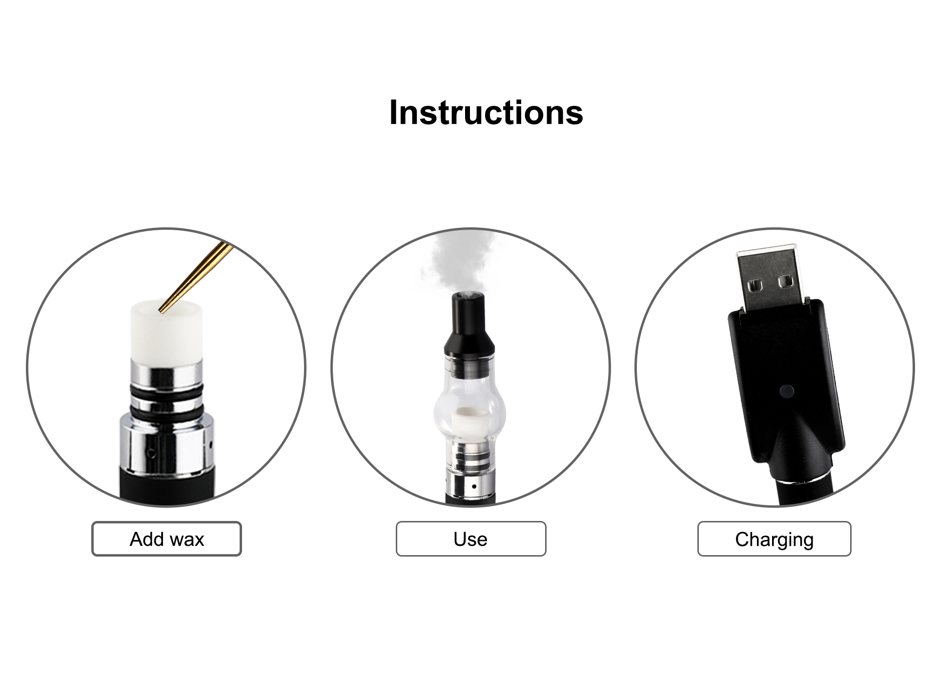 LTQ Vapor Mini Globefish 510 Thread Wax Pen Kit - Portable Dab Pen for Concentrates | Perfect for On-The-Go Wax Vaping & Discreet Usage