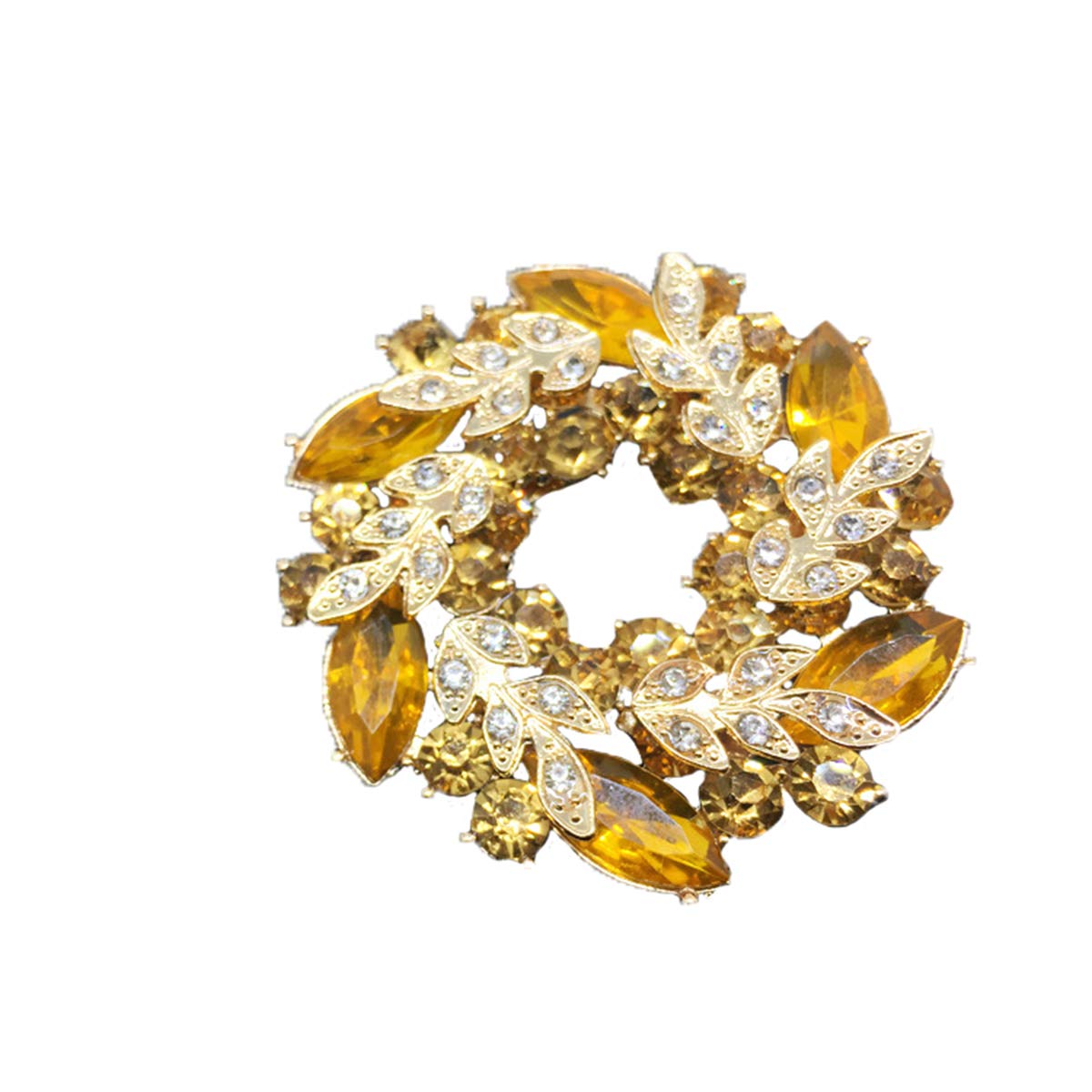 Seven Wolves Rhinestone Brooch Pin for Women - Wedding & Party Accessory