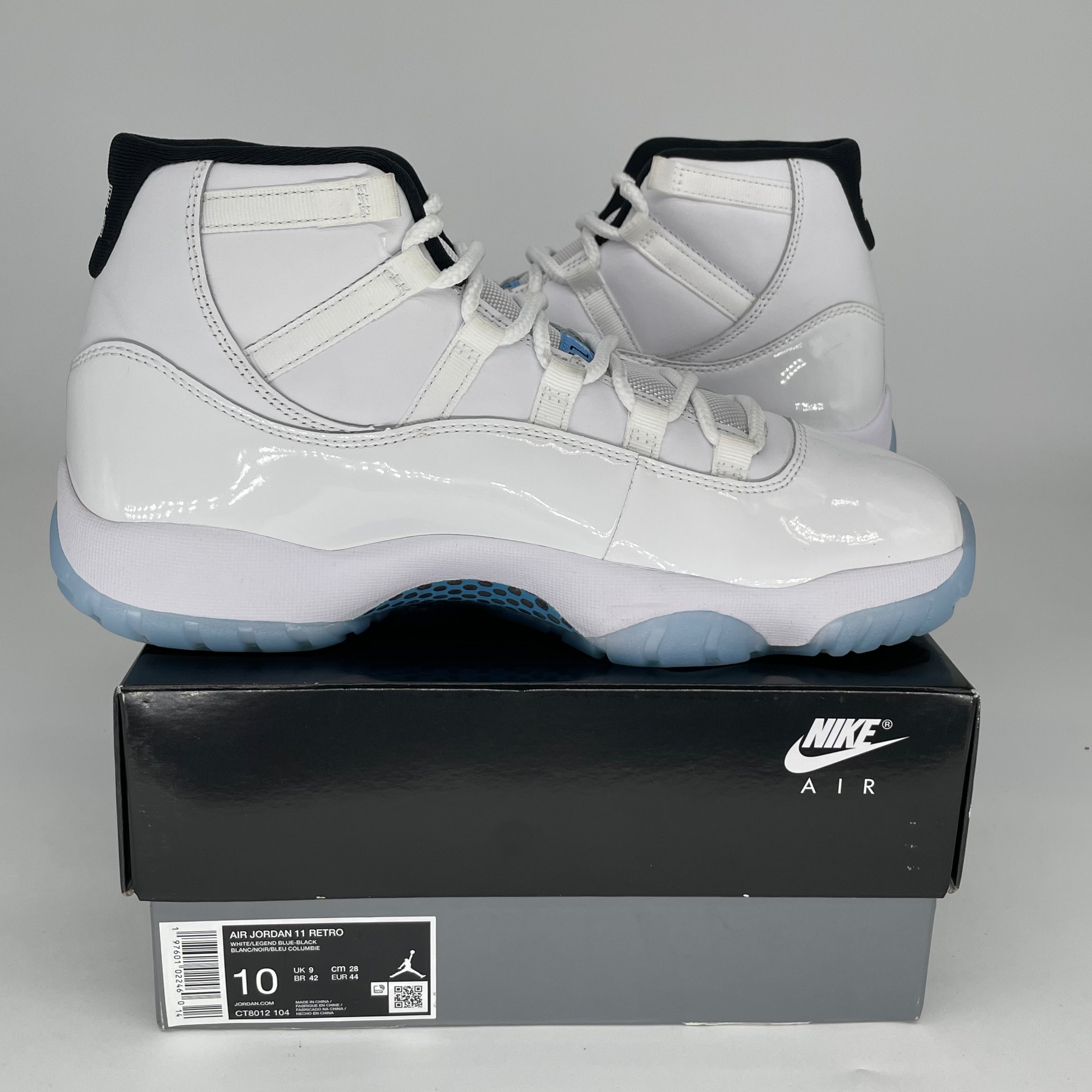 AIR JORDAN 11 LEGEND BLUE Men's Basketball Shoes Size 10 - Retro Sneakers for Sports & Casual Wear (Style: CT8012-104) | Perfect for Basketball Games, Gym Workouts and Street Fashion