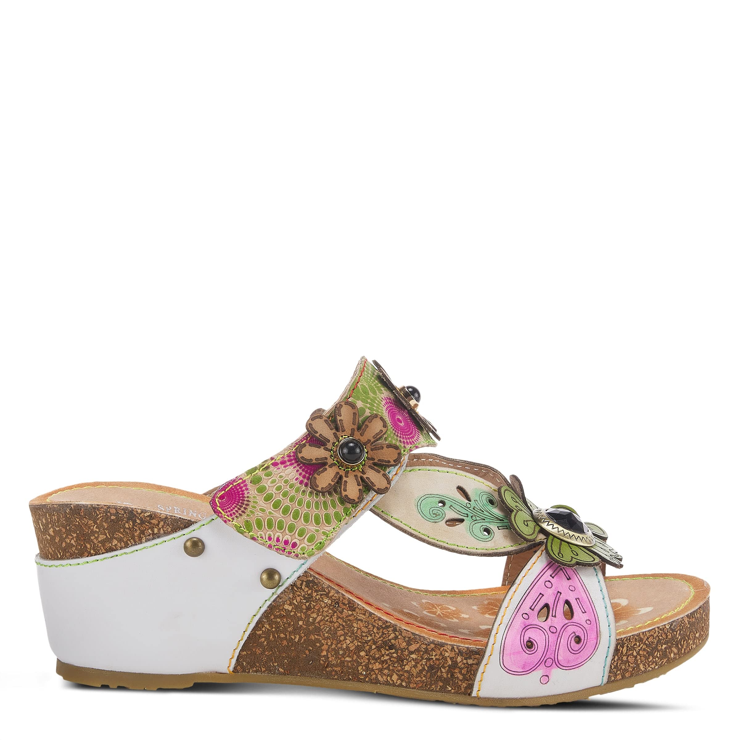 Spring Step L'Artiste Women's Adelanda Comfort Slide Sandals - Breathable & Lightweight Summer Shoes for Beach, Pool, and Casual Wear