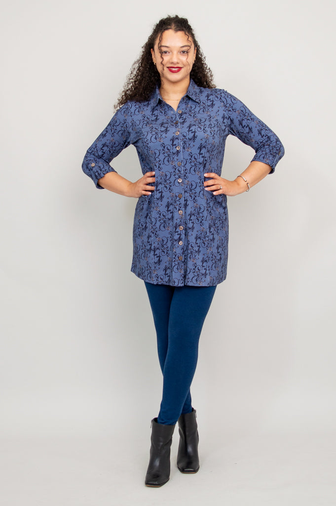 Charlie Tunic - Soft Bamboo Fabric Mexican Style Blouse for Women | Perfect for Beach Vacation, Summer Outfits & Boho Fashion