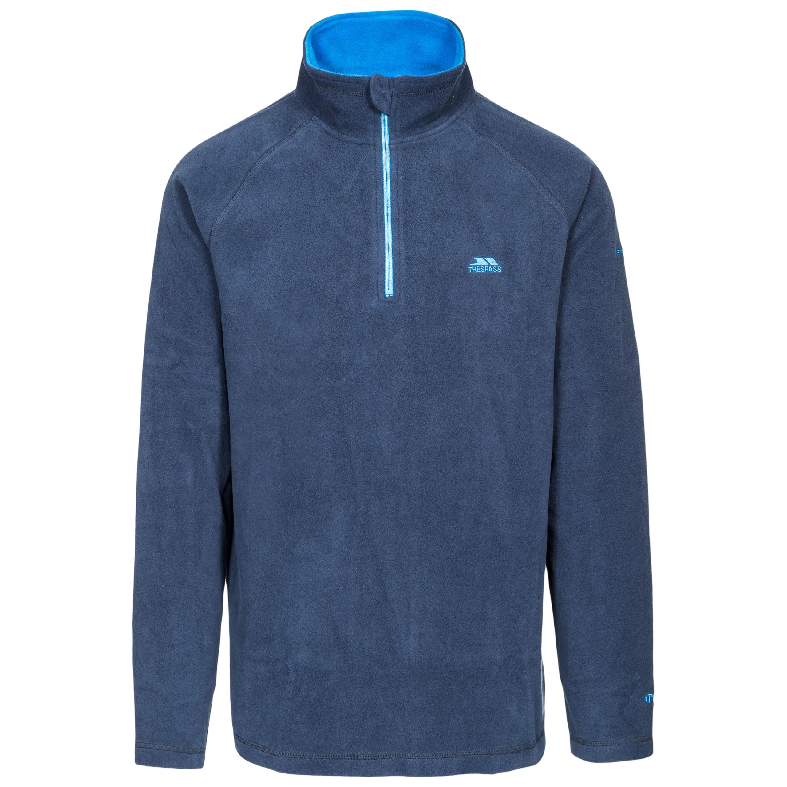 Trespass Men's Blackford Microfleece Jacket - Lightweight Warm Winter Coat for Hiking, Camping & Outdoor Activities