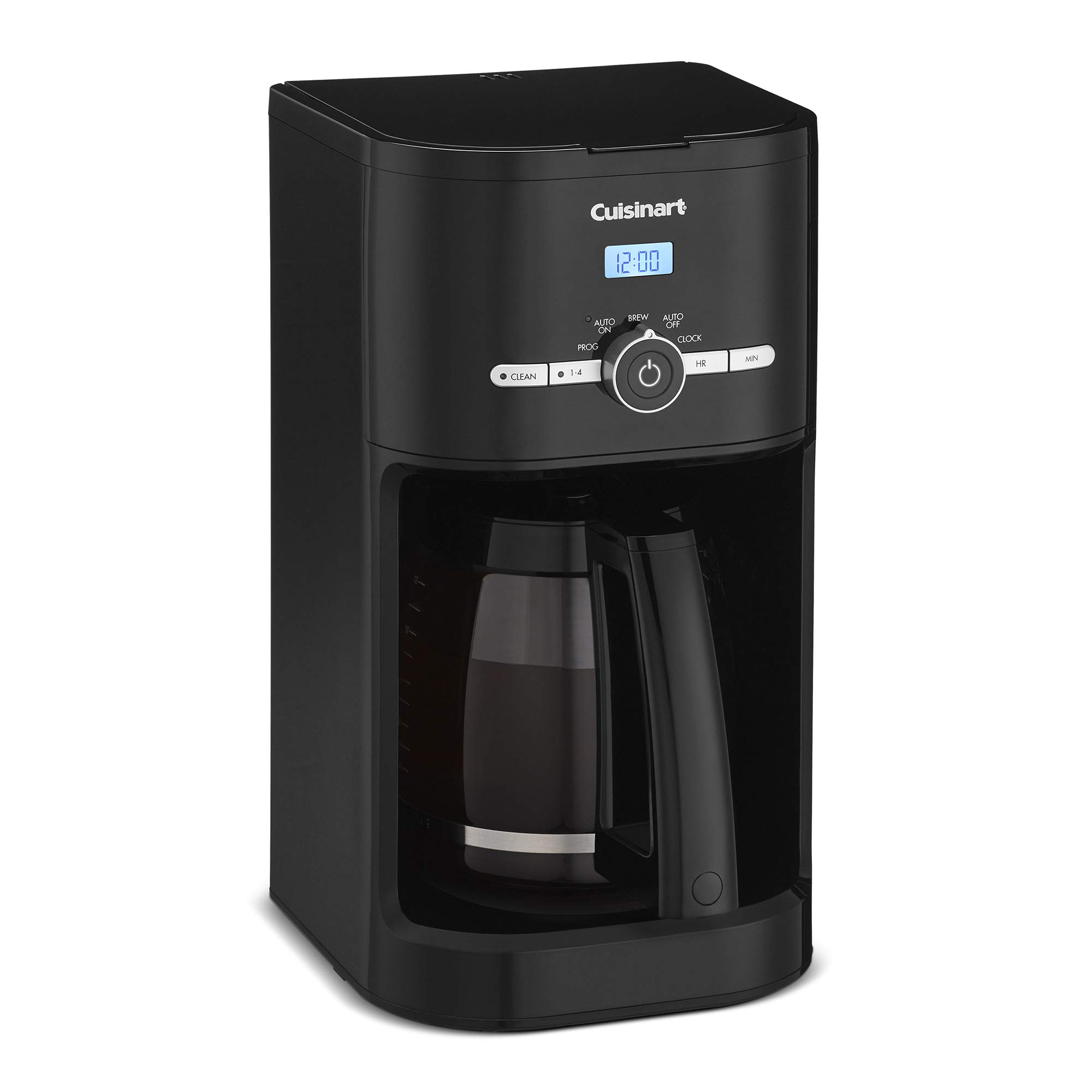 12 Cup Programmable Coffee Maker with Permanent Filter - Fast Brewing, Auto Shutoff, Black - Perfect for Home, Office & Dorm Use