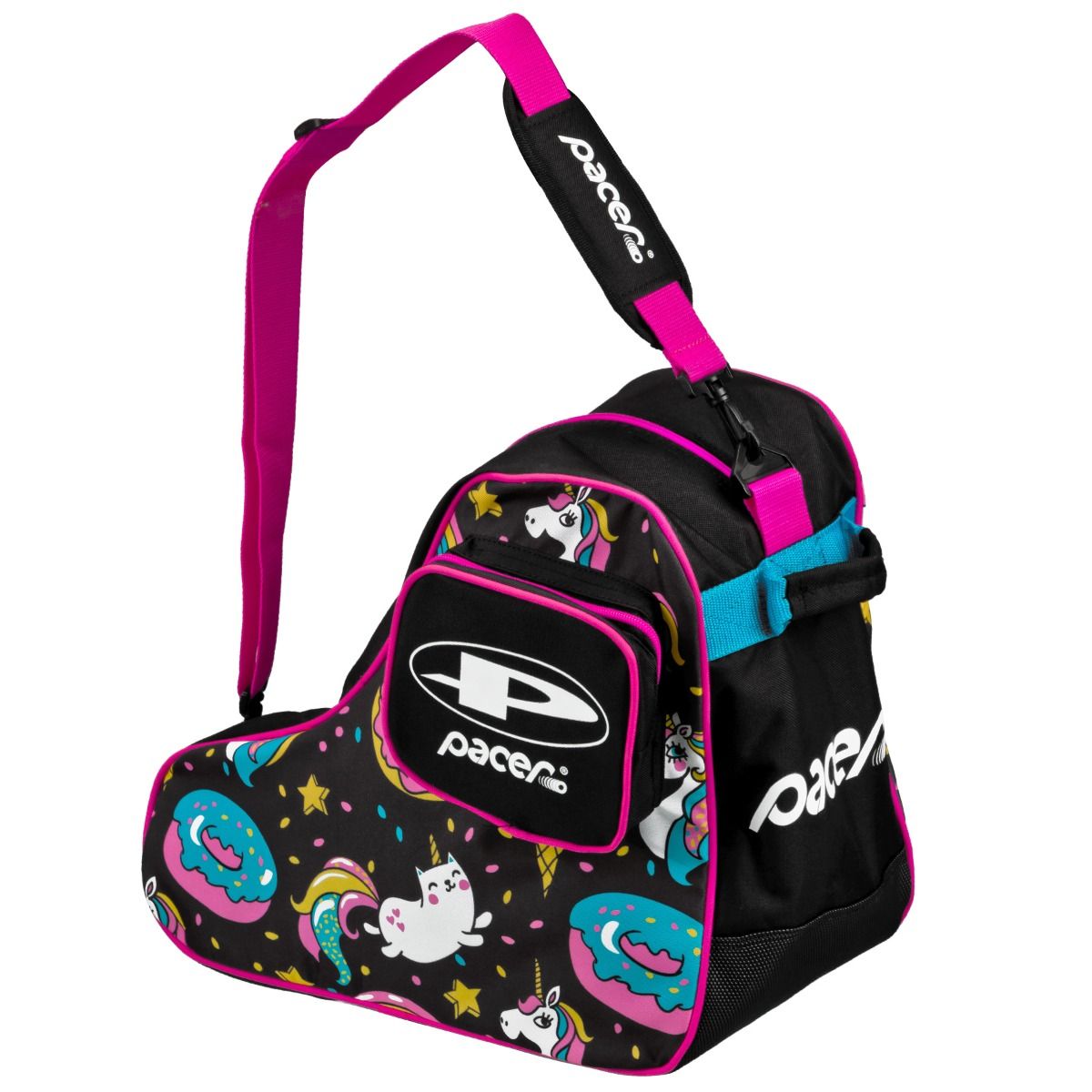 Pacer Skate Bag with Donut Design - Durable Backpack for Roller Skates & Accessories - Perfect for Skating Rink, Park & Travel