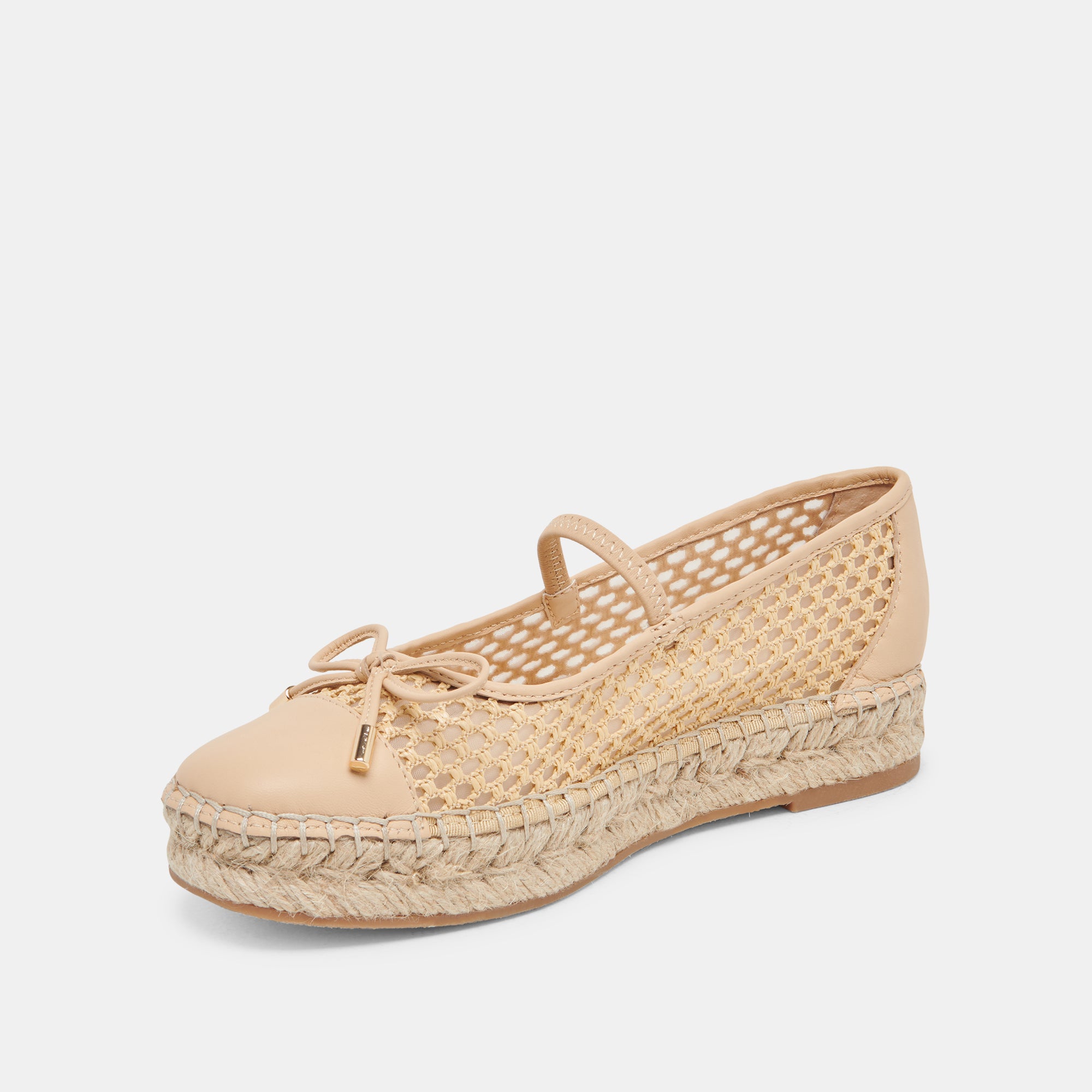 CAMBRE Ballet Flats Lightweight Natural Woven Mesh - Comfortable Women's Casual Shoes for Work, Travel & Everyday Wear