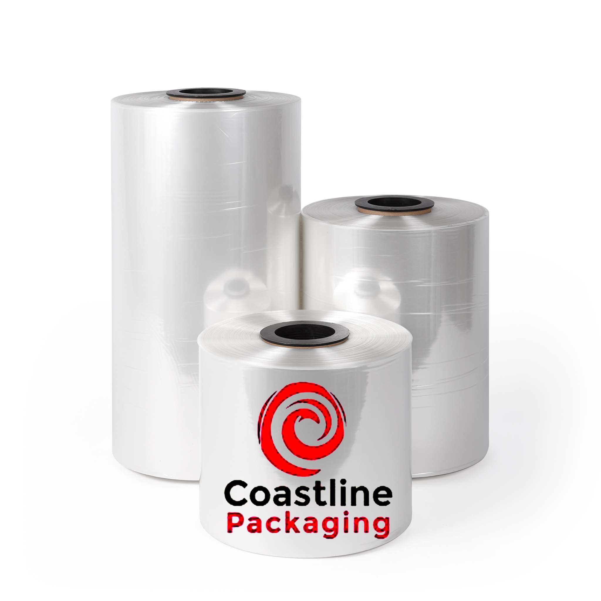Coastline Packaging 16 Inch 75 Gauge 3500 Feet Center Fold Polyolefin Heat Shrink Film Roll - Perfect for Wrapping Food, Beverages & Retail Products