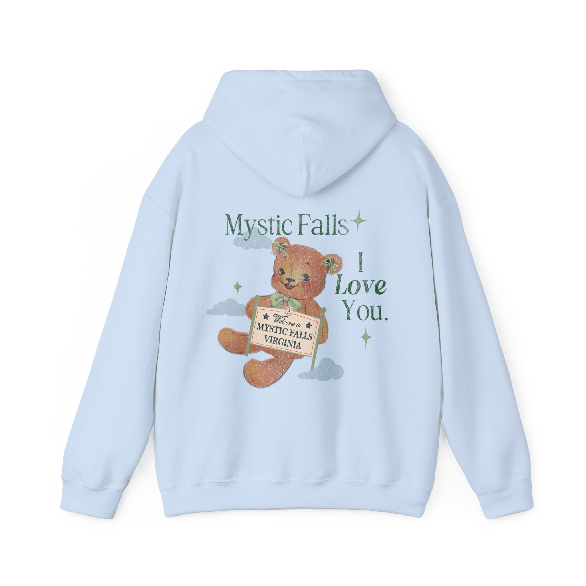 Mystic Falls ILY Hoodie - Soft & Cozy Pullover Sweatshirt for Women & Men | Perfect for Casual Wear, Outfits & Gifts