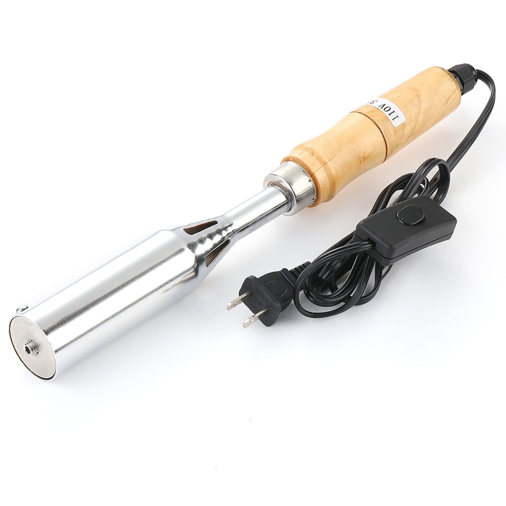 Custom Logo Electric Wood Branding Iron - 350W Professional Leather & Wood Branding Tool with Handcrafted Design - Perfect for DIY Woodworking, Leather Crafting & Wedding Gifts (Electric Iron Only)