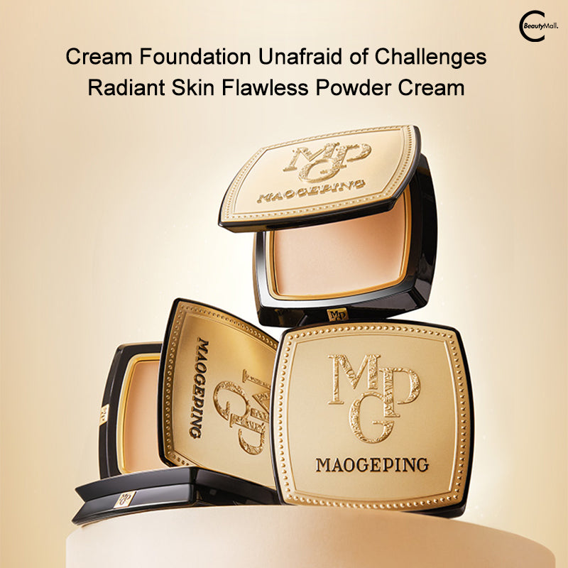MAOGEPING Radiant Skin Flawless Cream Foundation - Long Lasting Full Coverage Makeup for Flawless Complexion | Perfect for Daily Wear, Special Occasions & Photography