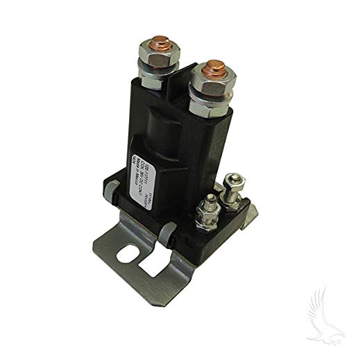 Club Car DS Electric Golf Cart 36V 4 Terminal Silver Solenoid Replacement Part for 1988-2005 Models - Perfect for Golf Course Maintenance & Personal Golf Cart Upgrades