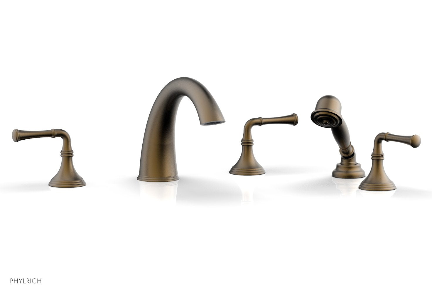 3-Ring Deck Tub Set with Hand Shower D2205E1 - Premium Bathroom Faucet for Modern Homes, Perfect for Bathroom Renovation & Spa Relaxation