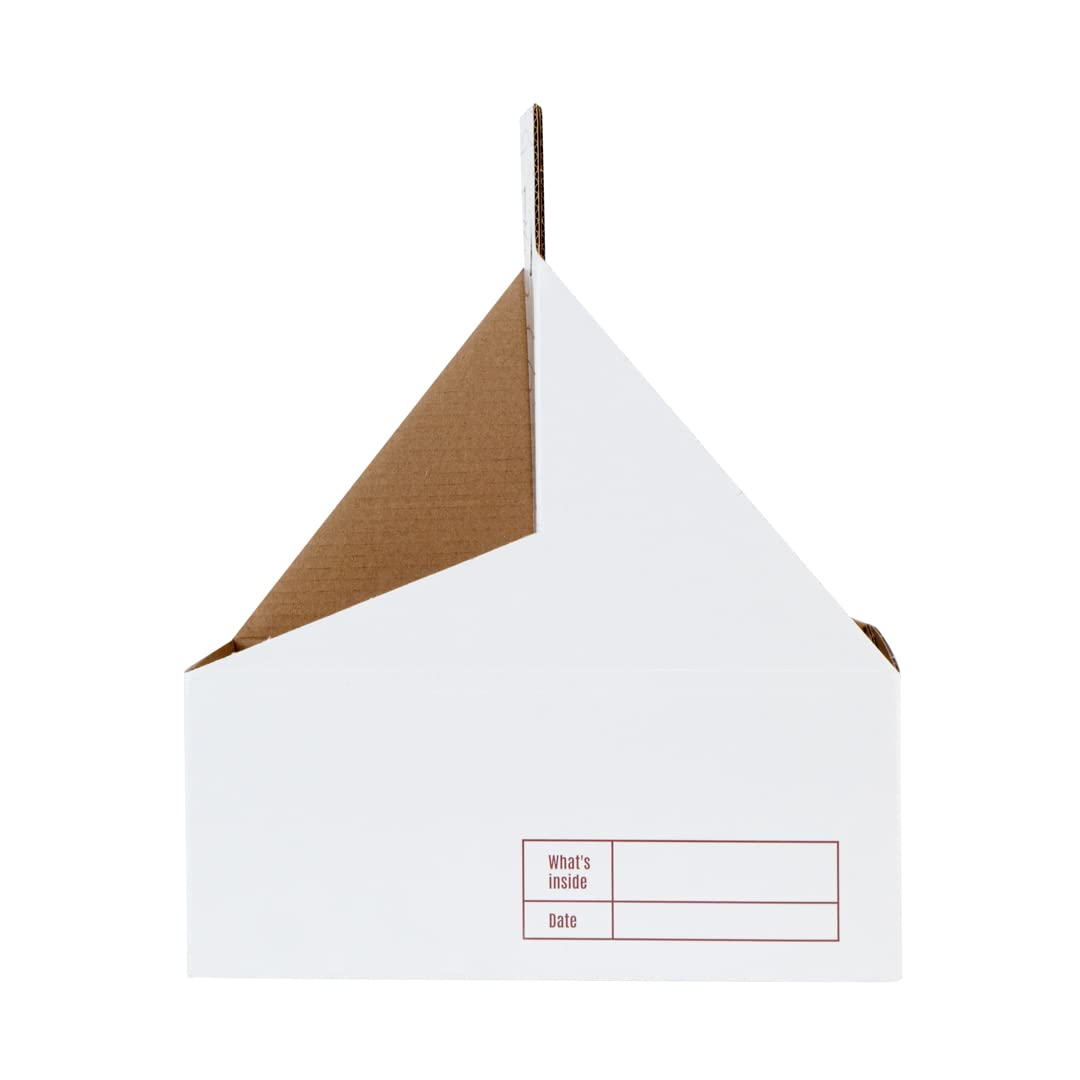 Restaurantware Cater Tek 100-Pack Disposable Cup Carriers with Handles - Holds 2 Cups for Delivery or Takeout, White & Brown Paper Drink Holders, Built-In Handle Fits Coffee, Soda & Bubble Tea - Perfect for Restaurants, Cafes & Food Trucks
