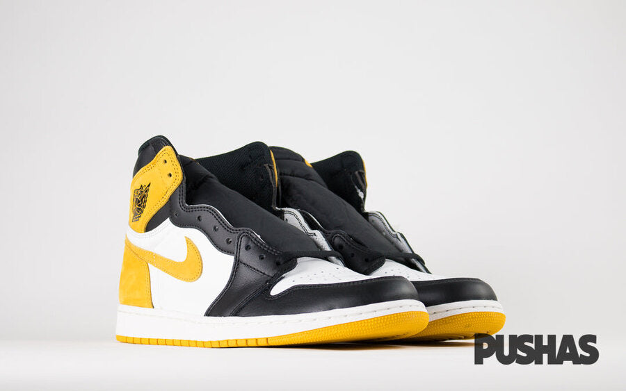 Air Jordan 1 Retro High OG 'Yellow Ochre' Men's Basketball Shoes - Stylish Sneakers for Streetwear & Casual Outfits