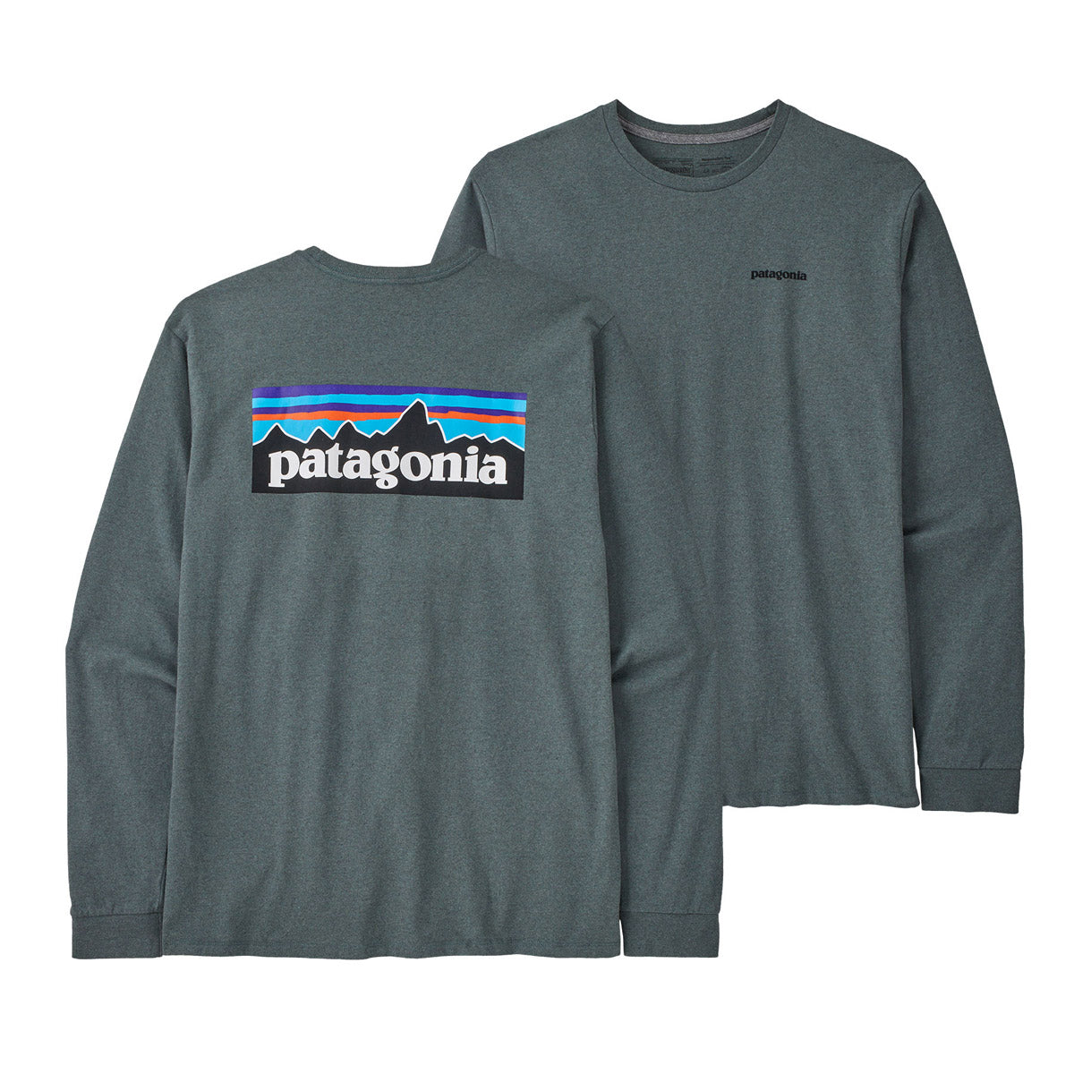 Men's Long Sleeve P6 Logo Responsibility T-Shirt - Comfortable Cotton Tee for Casual Wear & Everyday Outfits