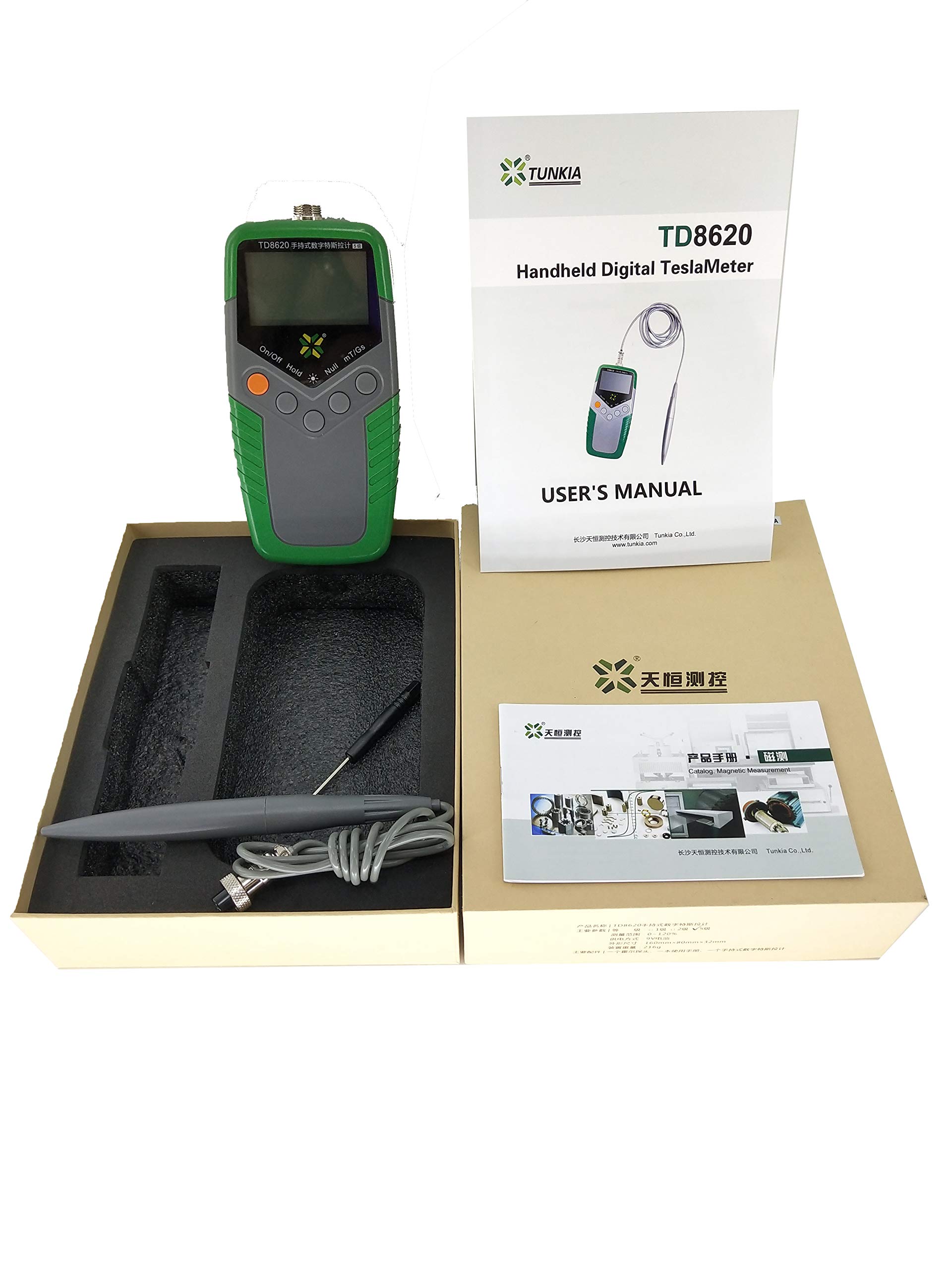 High Precision 5% Accuracy Digital Gauss Meter - Permanent Magnet Tesla Meter with mT/G Unit Switch, Surface Magnetic Field Tester for Industrial & Scientific Applications - Perfect for Magnet Research, Quality Control, and Educational Labs