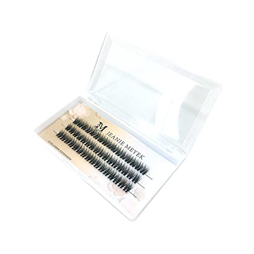 Natural Fluffy False Eyelashes - Flower God Dense Sandwich Single Cluster Lashes for Volume & Length | Perfect for Weddings, Parties & Daily Wear