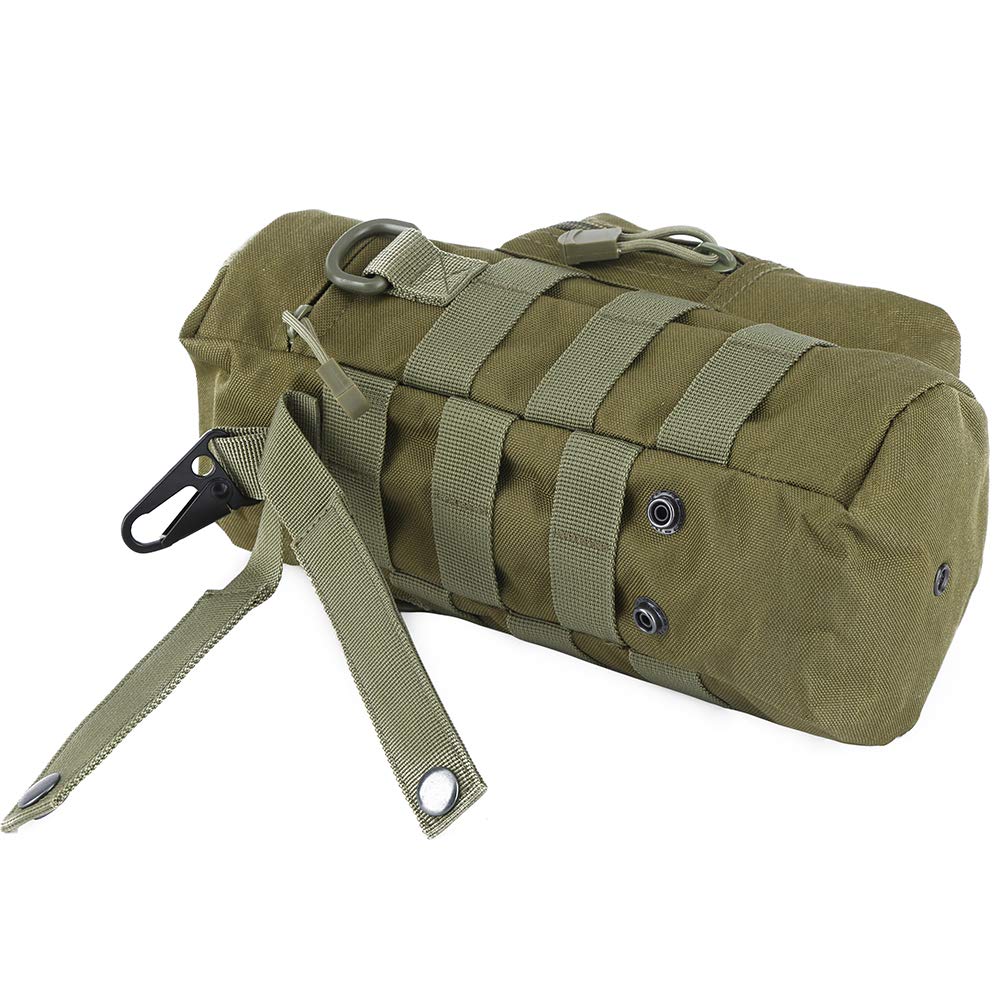 Tactical Molle Water Bottle Holder - Durable Water Bottle Pouches for Backpacks with D-Ring Hook, Ideal for Hiking, Camping, and Outdoor Adventures