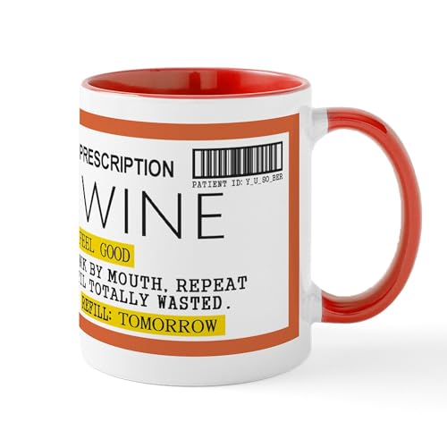 White/Red Inside - Wine Prescription Mugs