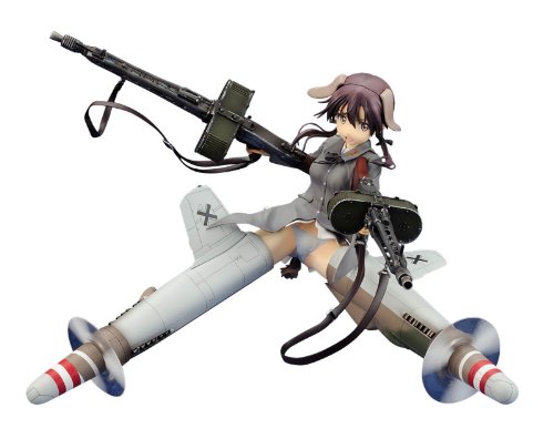 Strike Witches 2: Gertrud Barkhorn Anime PVC Figure (1:8 Scale) - Collectible Model for Anime Fans & Display Decor