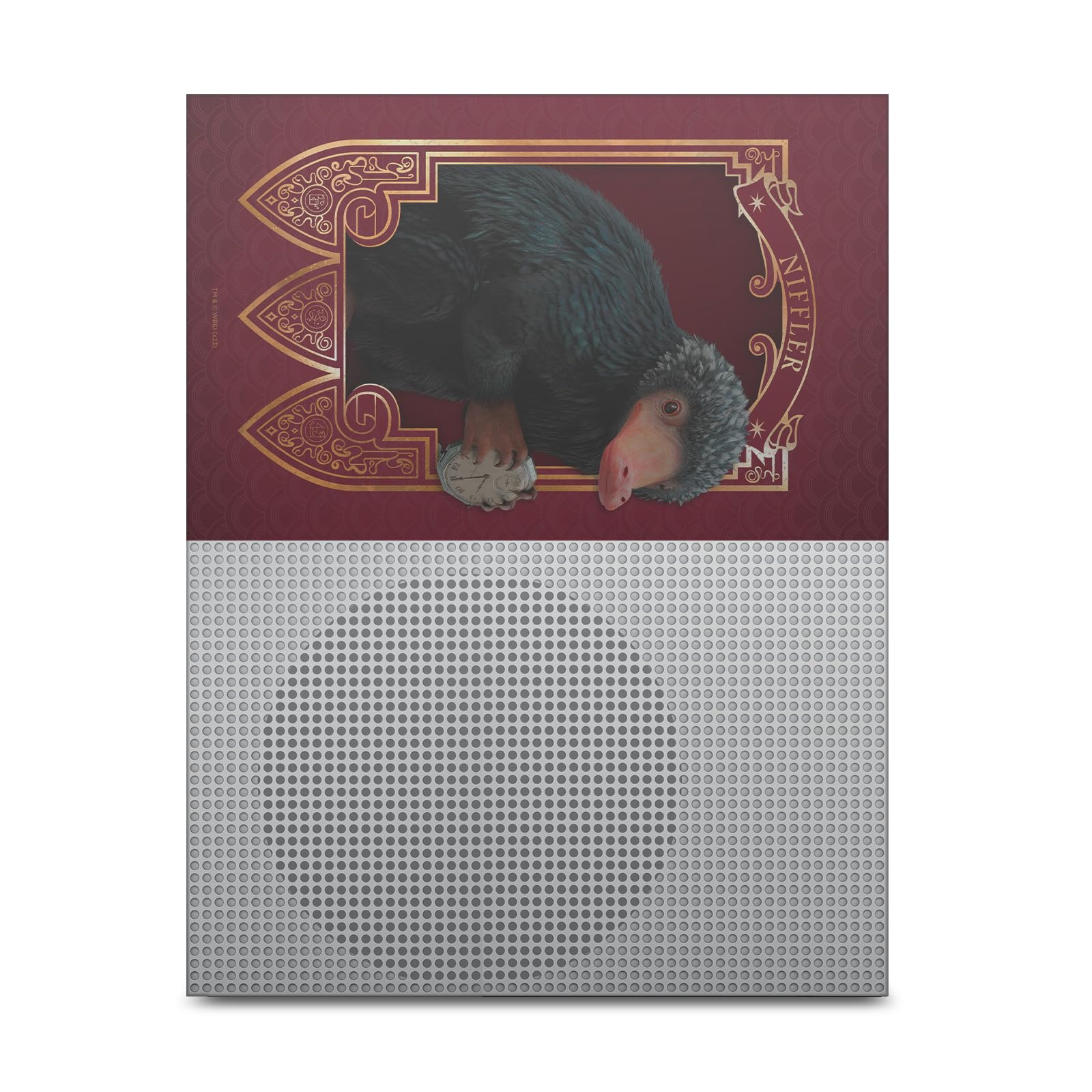 Official Fantastic Beasts Niffler Vinyl Skin Sticker for Xbox One S Console & Controller - Gaming Accessories for Harry Potter Fans | Perfect for Game Nights & Collectors