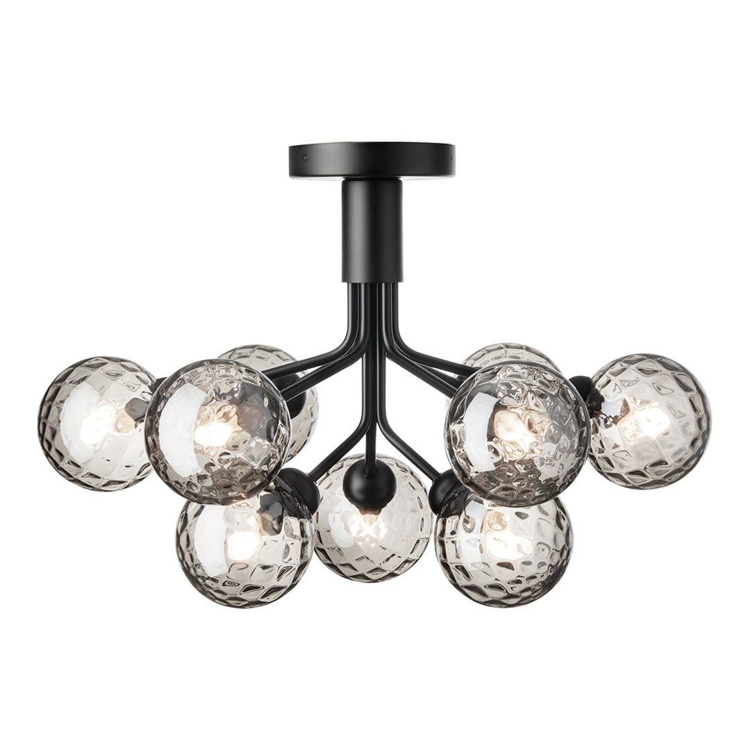 Apiales 9 Inch Modern Ceiling Light Fixture - Energy Efficient LED Flush Mount for Bedroom, Living Room, Kitchen & Hallway Lighting