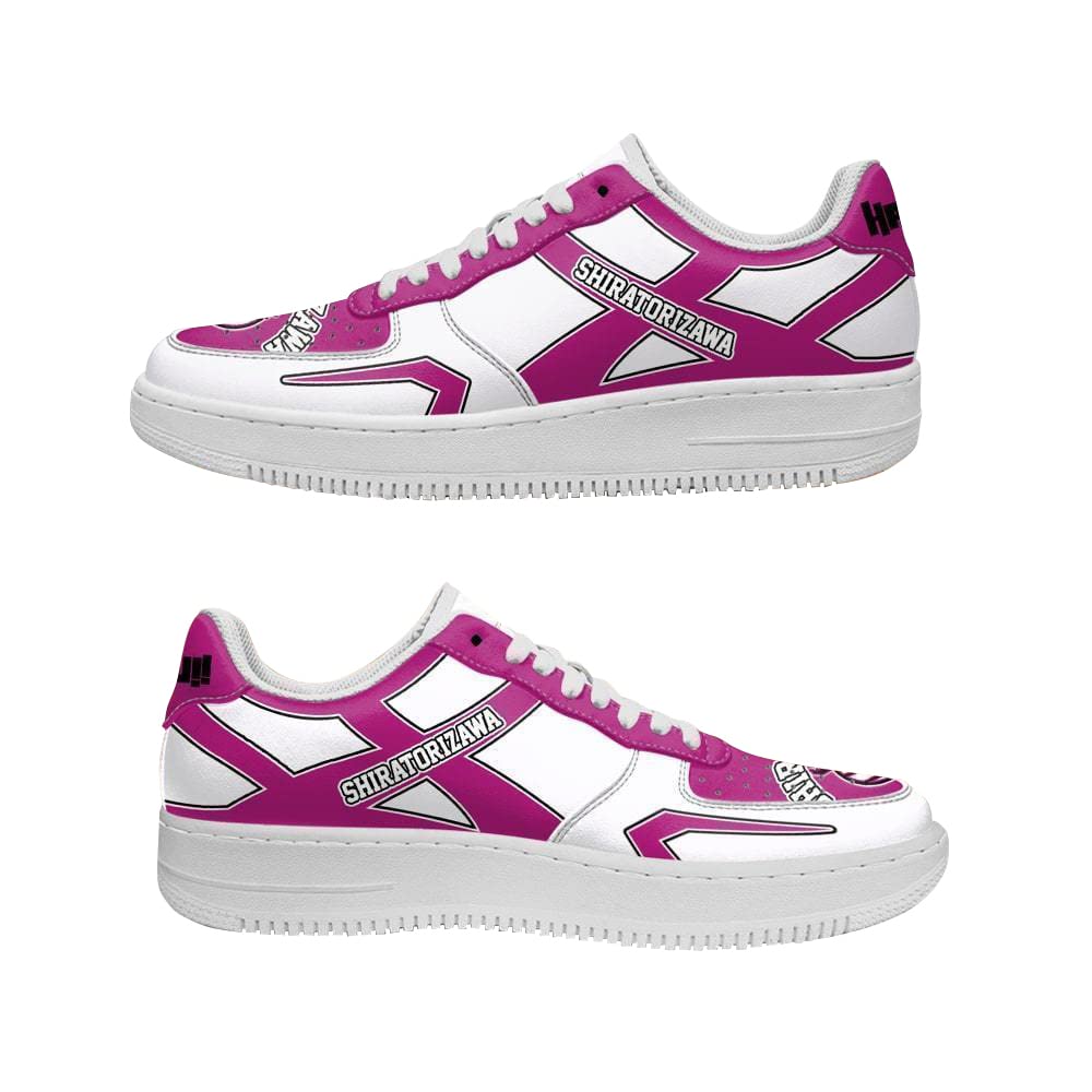 Custom Anime Sneakers - Shiratorizawa Tsubakihara Inspired Basketball Shoes for Men & Women | Breathable Low-Top Fashion Sneakers | Perfect for Cosplay, Casual Wear & Outdoor Activities | Non-Slip Lace-Up Walking Shoes