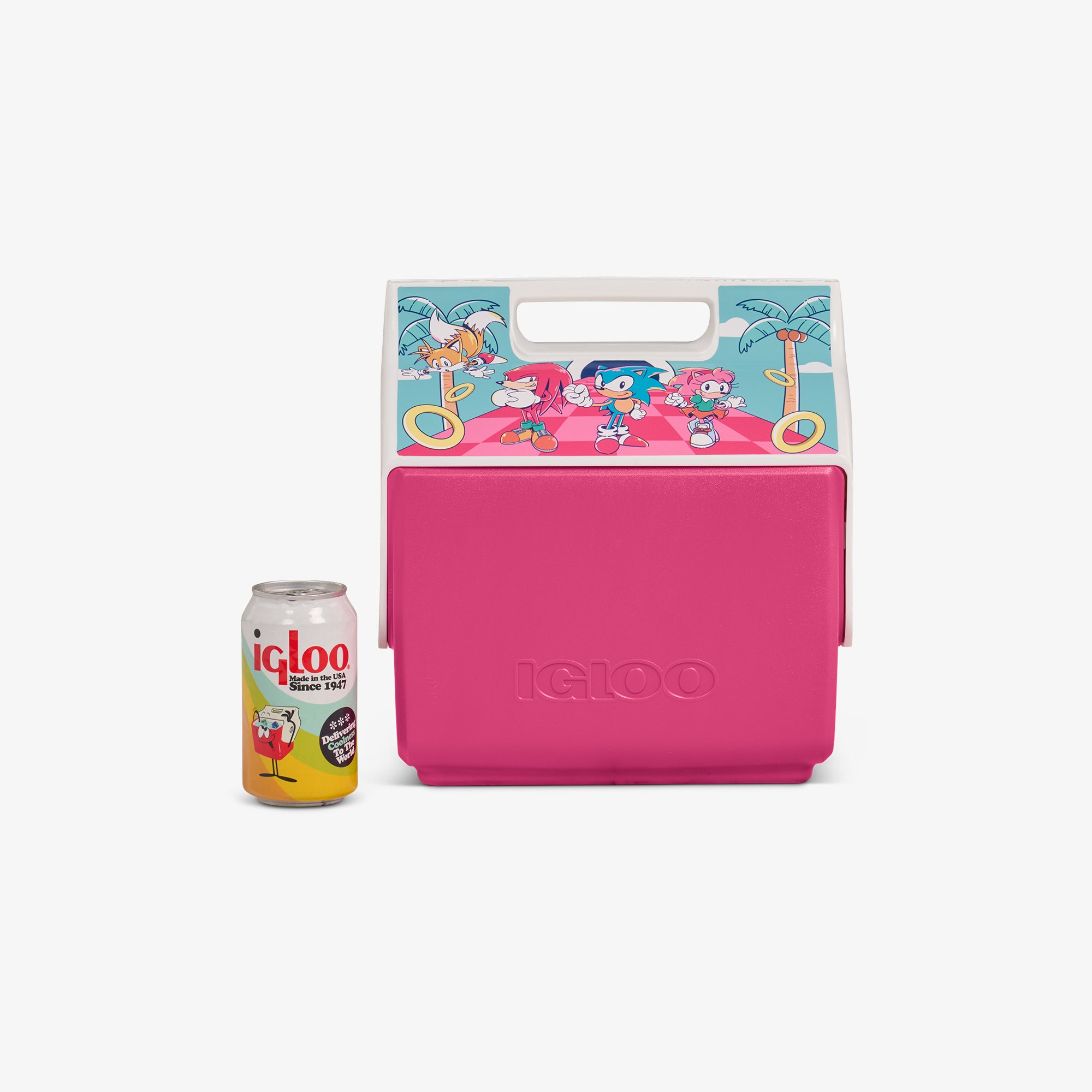 Sonic the Hedgehog and Friends 7 Qt Insulated Cooler for Kids - Portable Picnic Lunch Box for School, Beach, and Outdoor Adventures