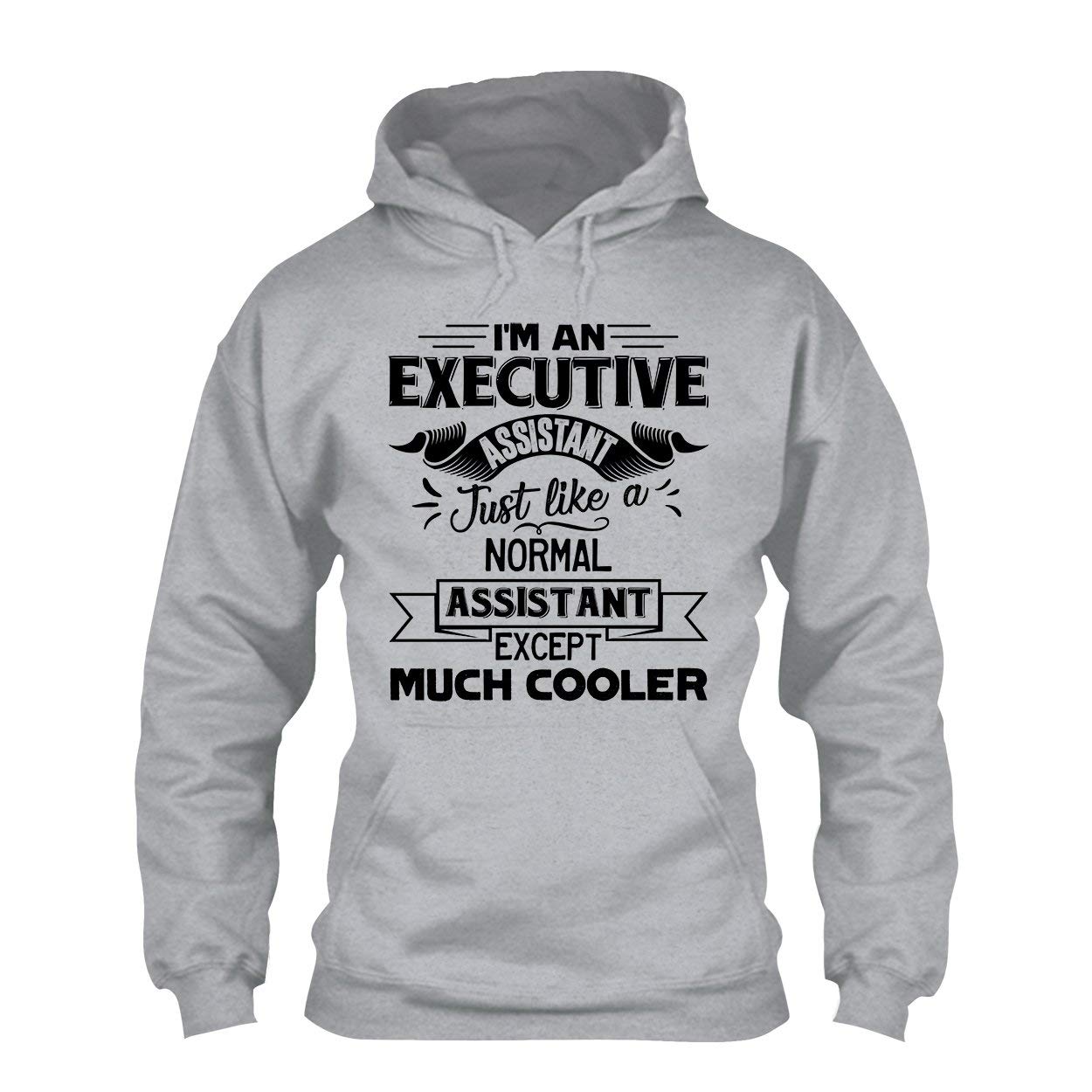 Sunny Yellow Executive Assistant Cooler Unisex Hoodie - Soft & Comfortable Hooded Sweatshirt for Office, Casual Wear & Outdoor Activities