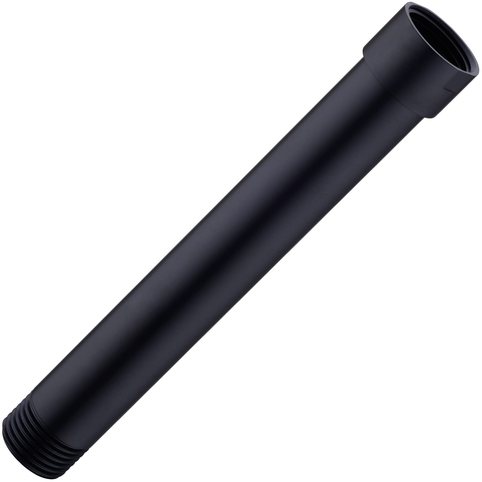 TRUSTMI 6 Inch Stainless Steel Shower Arm Extension - Matte Black Straight Shower Head Extender for Bathroom & Spa - Perfect for Low Ceiling Showers, Bathroom Renovations & Enhanced Water Flow Experience
