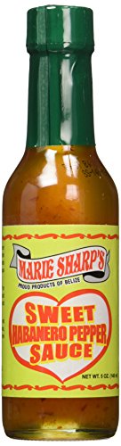 Marie Sharp's Sweet Habanero Hot Sauce - 5oz Bottle | Mild & Flavorful Caribbean Style Pepper Sauce | Perfect for Tacos, Wings & Grilling
