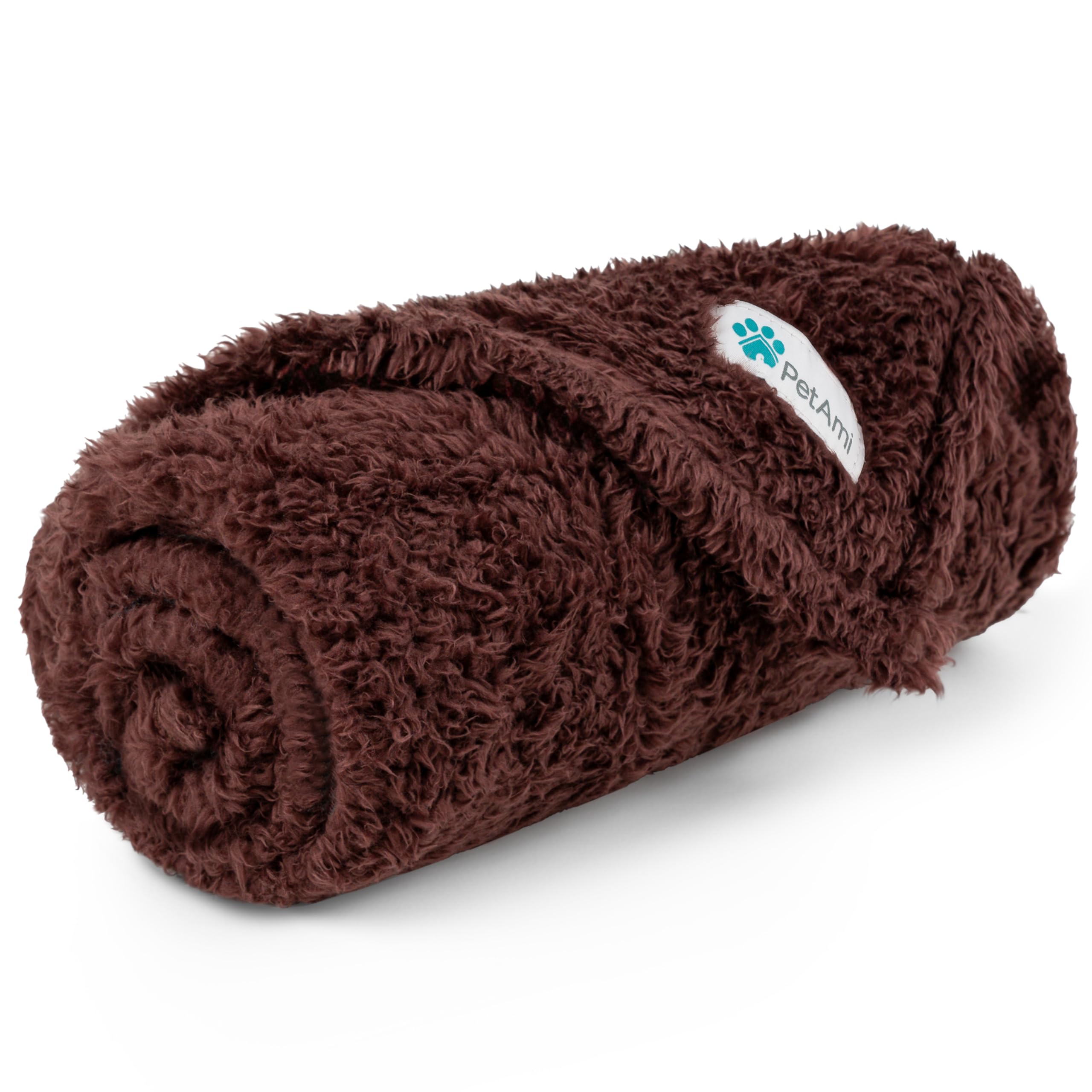 PetAmi Fluffy Dog Blanket for Small Dogs - Soft Sherpa Fleece for Couch & Bed