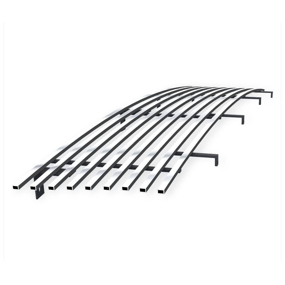 APS Chrome Billet Front Grille Insert for 1993-1999 Toyota T-100 Pickup - T85119A | Durable Upper Main Grill Replacement | Off-Road & Custom Truck Upgrade