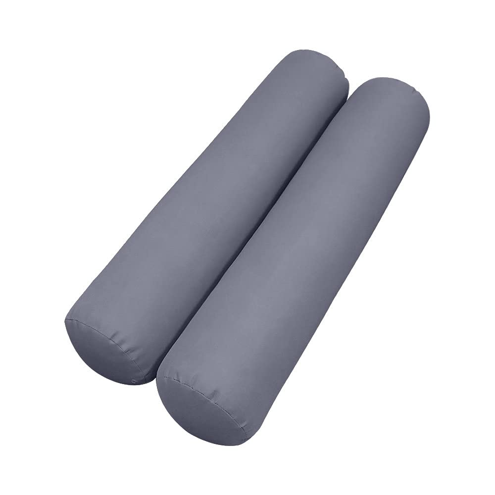 SLIPCOVER ONLY | S5 Outdoor Daybed Mattress Bolster Pillow Cushion Covers - Knife Edge Design, Full Size AD001 | Perfect for Patio, Poolside & Garden Furniture Protection