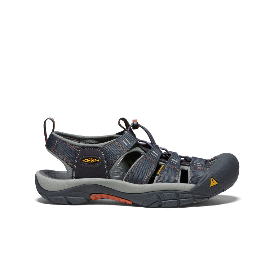 Men's Newport H2 Sandal - Comfortable Waterproof Hiking Sandals for Outdoor Adventures (India Ink/Rust) - Perfect for Beach, Camping & Travel