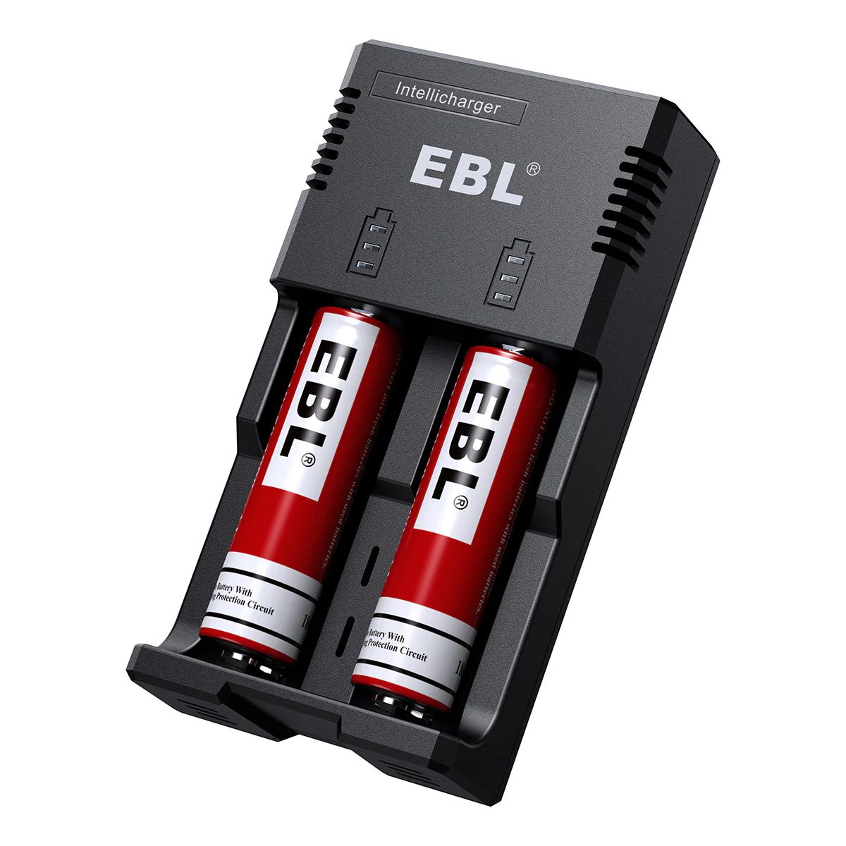 EBL 3.7V 3000mAh 18650 Rechargeable Lithium Batteries with 992 Smart Charger - High Capacity Battery Pack for Flashlights, Vape Mods, and Electronic Devices