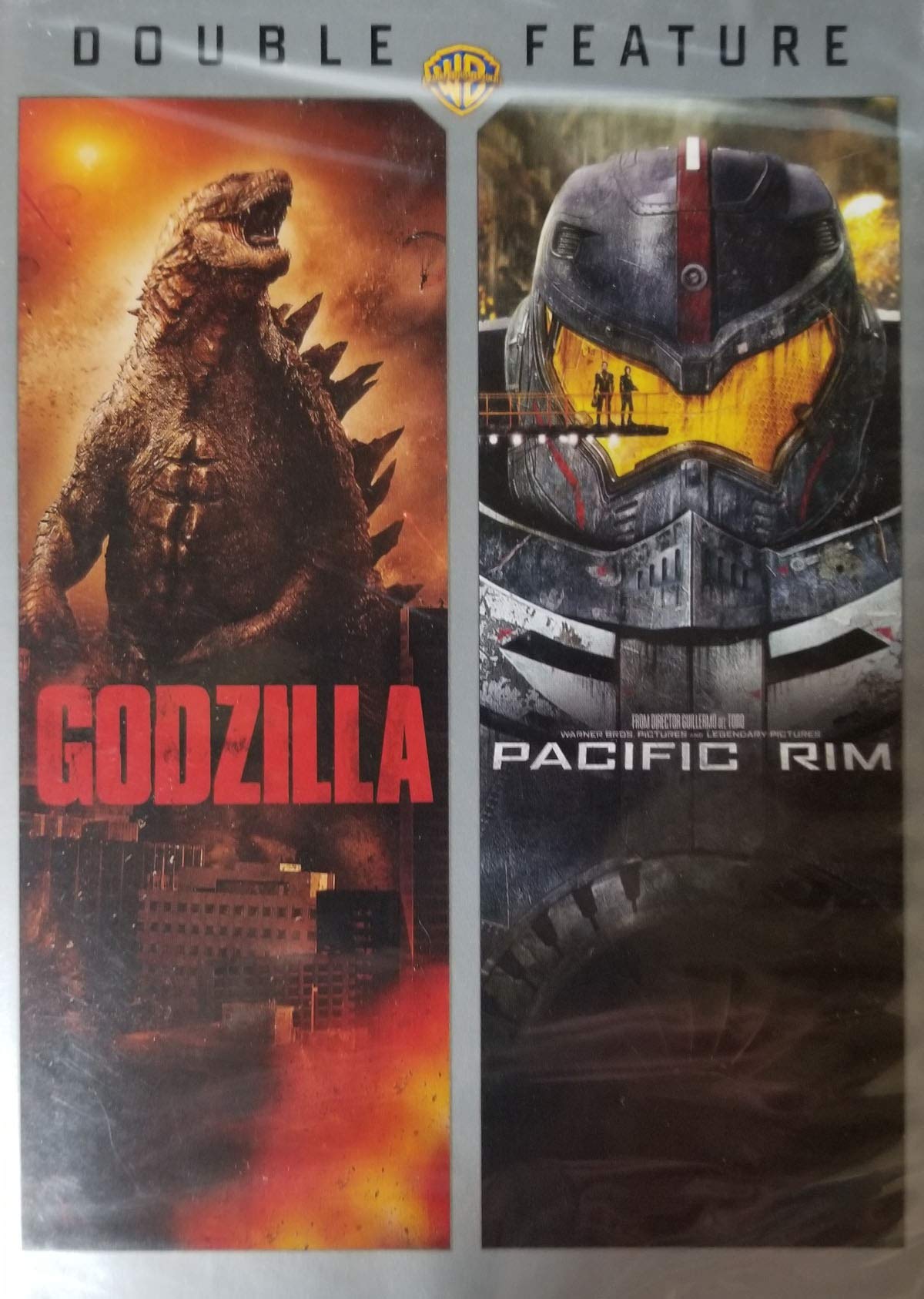 Godzilla 2014 & Pacific Rim Double Feature Blu-ray - Epic Monster Movies for Action & Sci-Fi Fans - Perfect for Movie Nights & Collector's Shelves