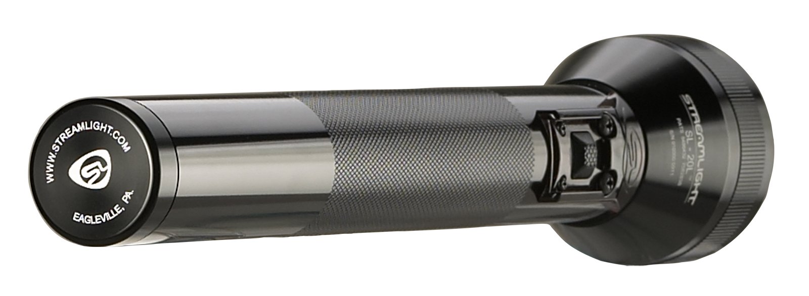 Streamlight 20702 SL-20L 450-Lumen Rechargeable LED Flashlight with 12V DC Charger - High Power Tactical Flashlight for Camping, Emergency, Outdoor Adventures (Black)