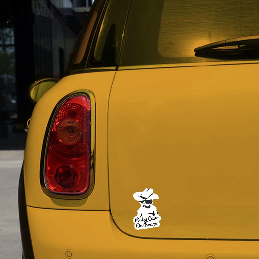 Baby on Board Sticker - 5 Inch Cute Mexico Bumper Decal for Car, Auto Window & Laptop - Perfect for Family Road Trips & Travel Safety