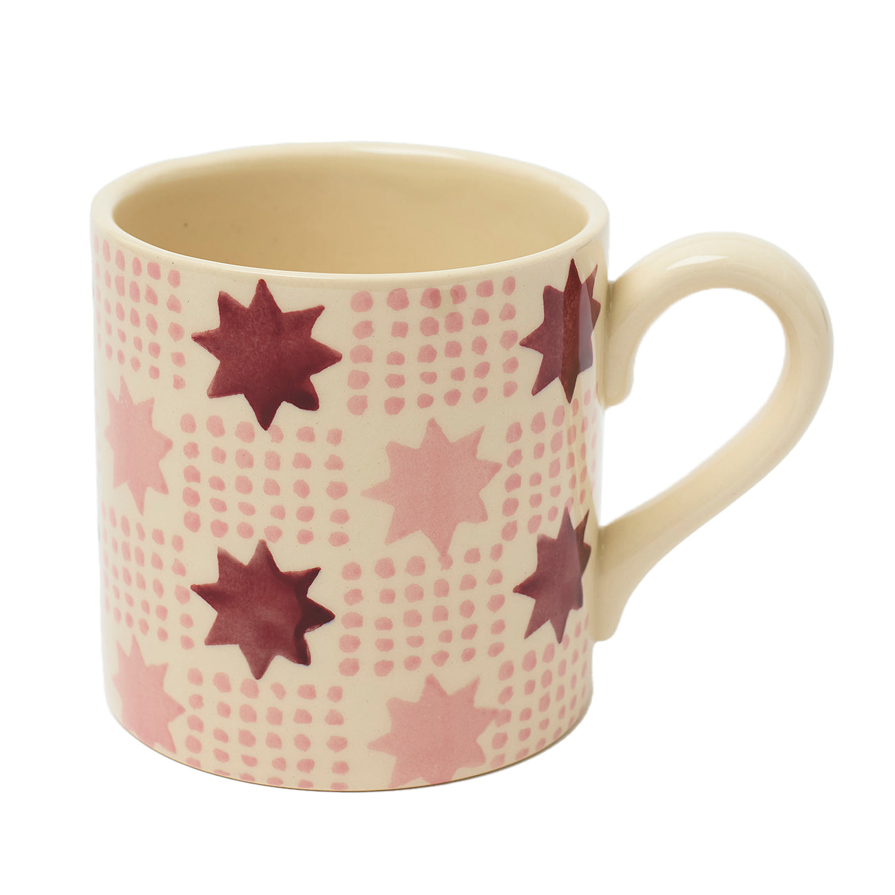 Star Pink Ceramic Coffee Mug - Insulated Travel Tumbler for Hot & Cold Drinks - Perfect for Office, Home, or Gifts