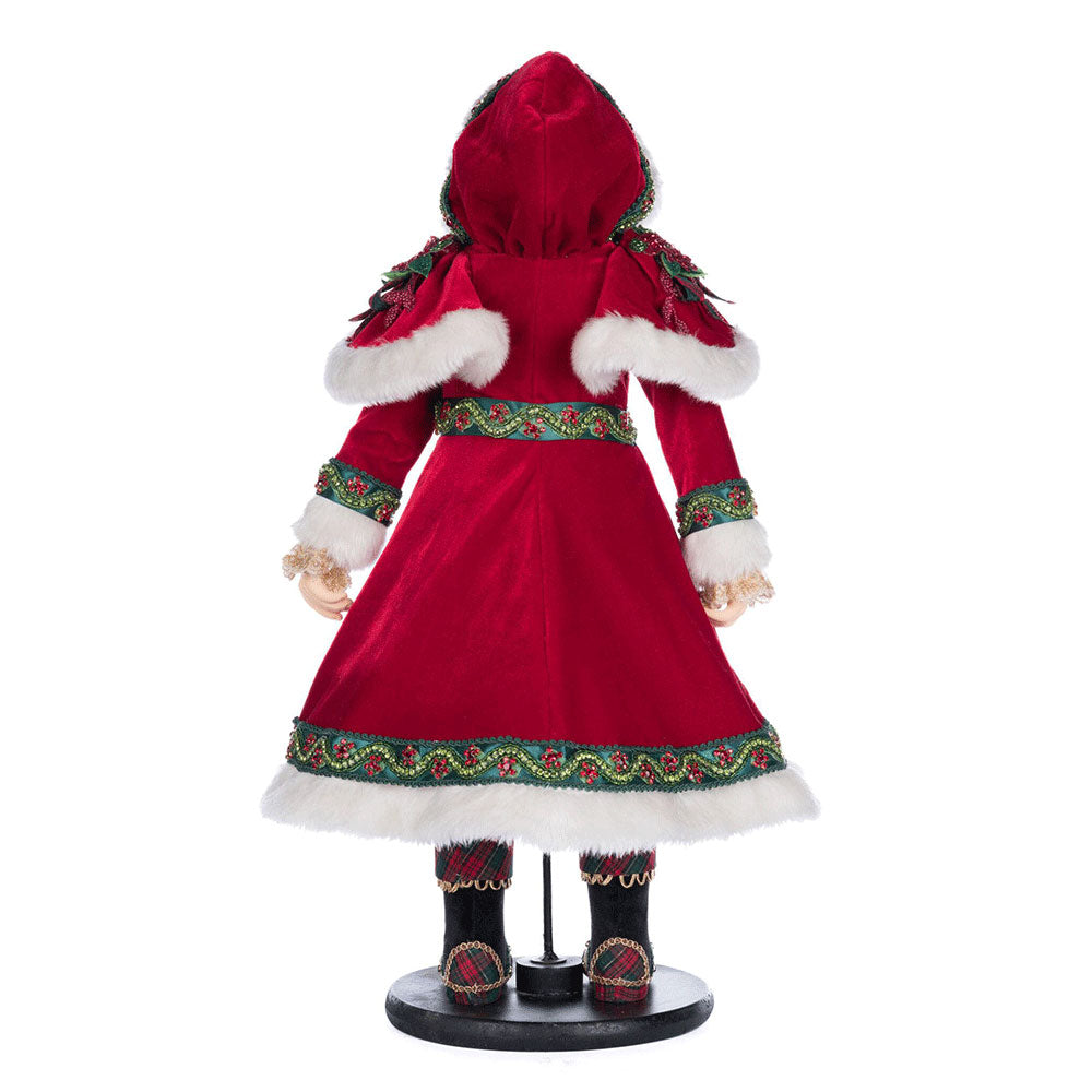 Christopher Magic Santa Doll 24 Inch - Premium Christmas Decoration by Katherine's Collection - Perfect for Holiday Home Decor, Gift Giving & Festive Displays