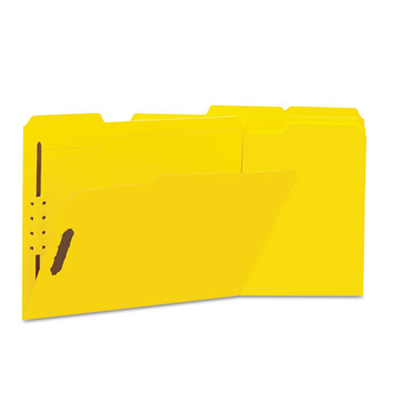 Reinforced Top Tab File Folders with Fastener - 3rd Cut, 50-Pack | Heavy Duty Document Organizer for Office, School & Home Filing Systems