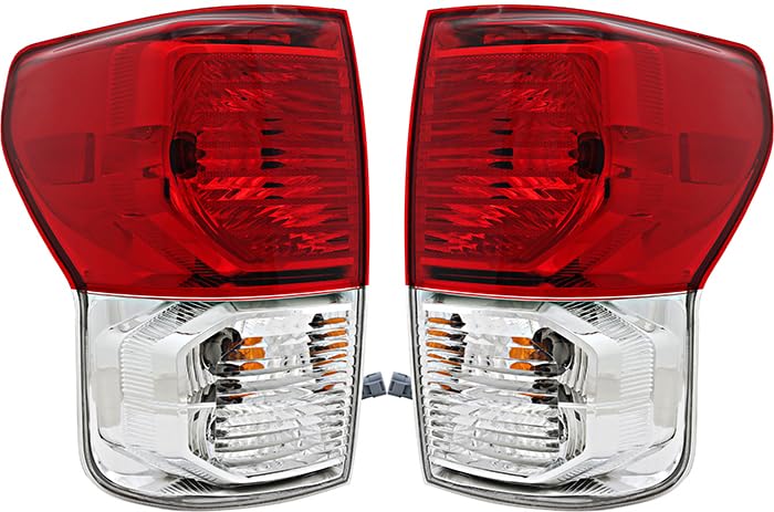 Toyota Tundra Tail Lights Replacement Set (2010-2013) - Left & Right Side LED Lamps - Perfect for Night Driving and Enhanced Vehicle Safety